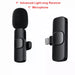 Wireless Chargeable Handheld Lavalier Microphone Set Short