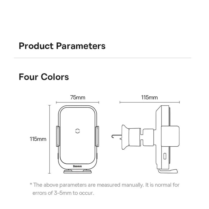 Wireless Easy Control Fast Car Phone Charger For Iphone