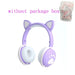 Wireless Glowing Cute Led Cat Ear Bluetooth Hifi Stereo