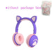 Wireless Glowing Cute Led Cat Ear Bluetooth Hifi Stereo