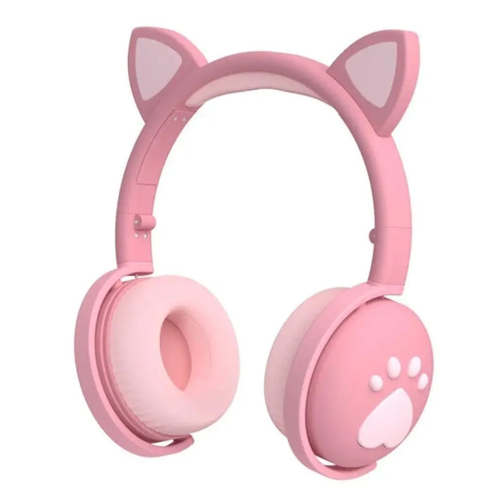 Wireless Glowing Cute Led Headset Hifi Stereo Bass 3.5mm