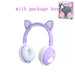 Wireless Glowing Cute Led Headset Hifi Stereo Bass 3.5mm