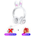 Wireless Glowing Rabbit Ear Hifi Stereo