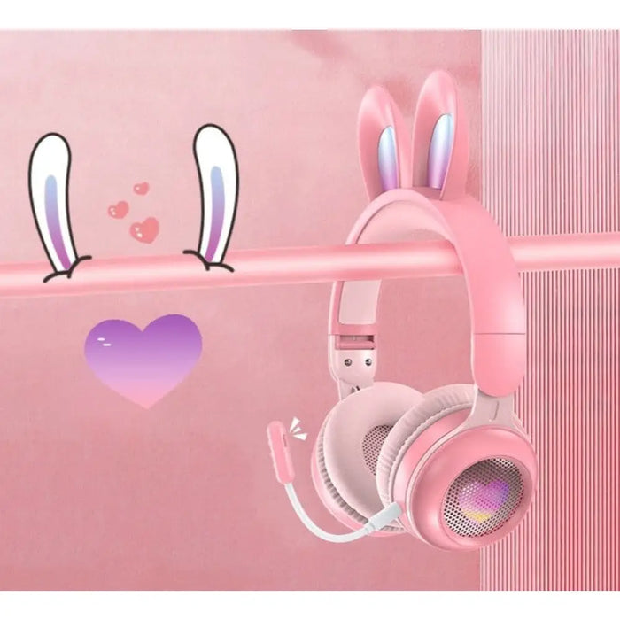 Wireless Glowing Rabbit Ear Hifi Stereo