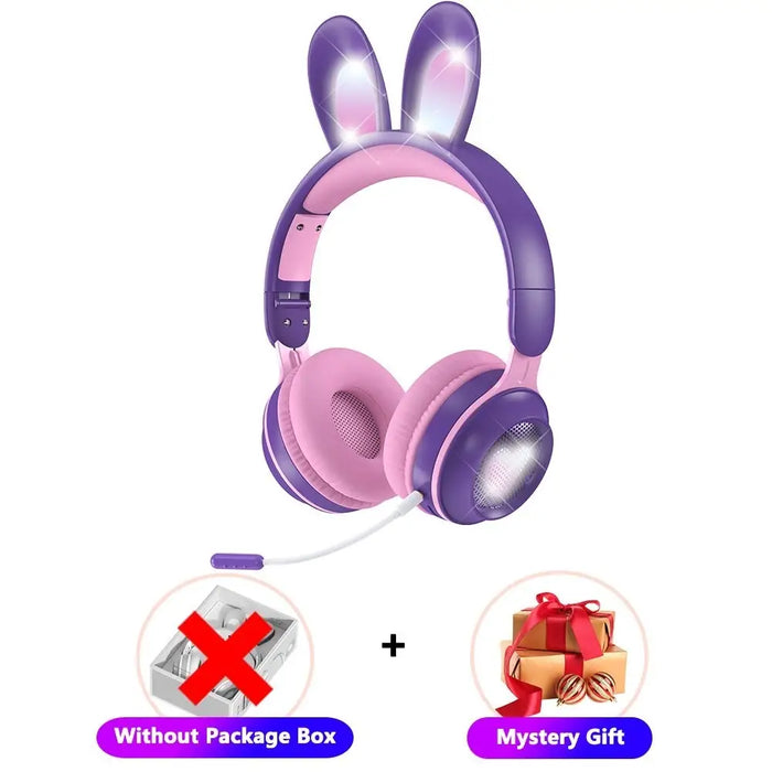 Wireless Glowing Rabbit Ear Hifi Stereo