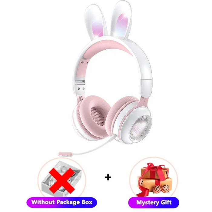 Wireless Glowing Rabbit Ear Hifi Stereo