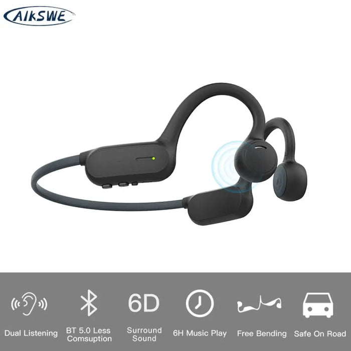 Wireless Hands-free Bluetooth Open-ear Headset Earphones For