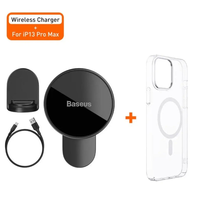 Wireless Magnetic Car Charging Phone Holder For Apple Iphone