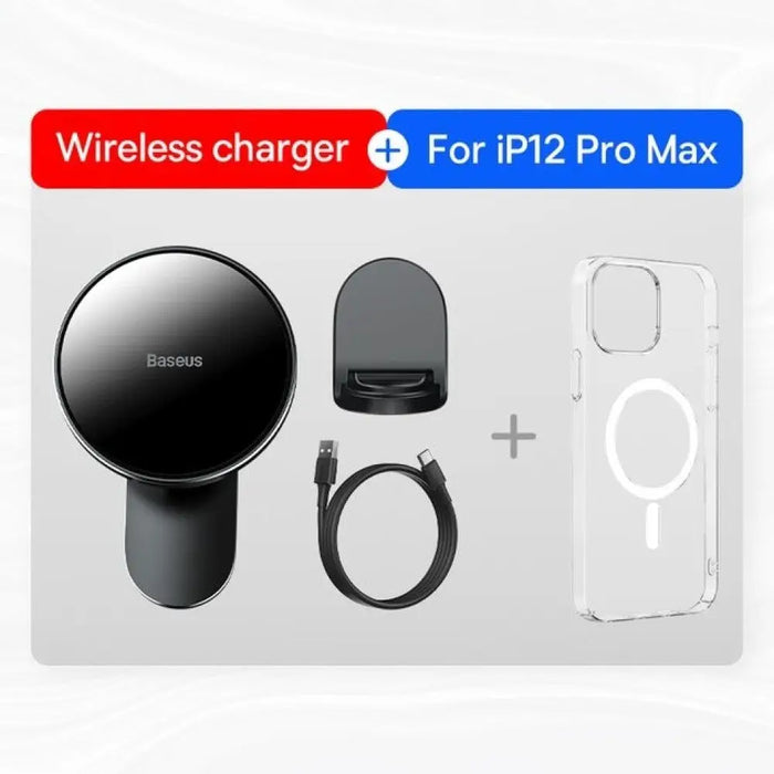 Wireless Magnetic Car Charging Phone Holder For Apple Iphone