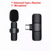 Wireless Portable Audio Video Recording Lavalier Microphone