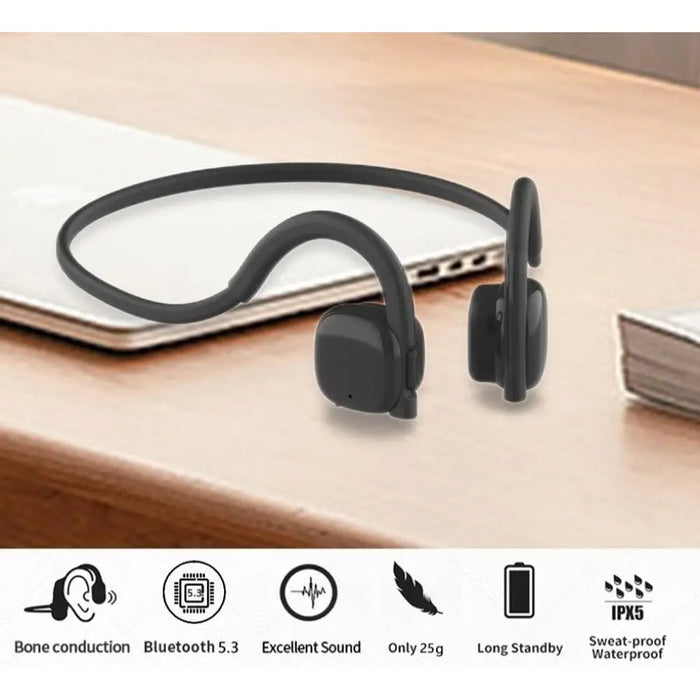 Wireless Waterproof Bone Conduction Stereo Hands-free