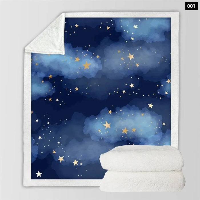 Witchcraft Throw Blanket Sun And Moon Sherpa Celestial