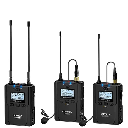 Wm200 Pro Wireless Microphone Uhf Professional For Dslr