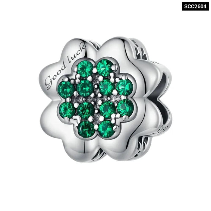 Womens 925 Sterling Silver Colour Changeable Flower Beads