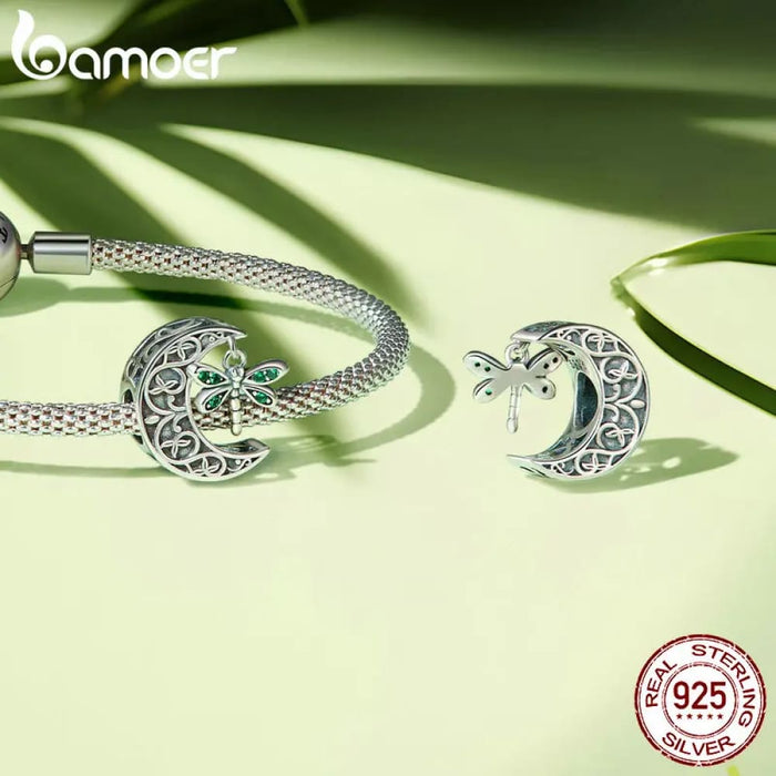 Womens 925 Sterling Silver Colour Changeable Flower Beads