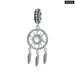 Womens 925 Sterling Silver Dream Catcher Pendant Charms Sun