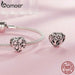 Womens 925 Sterling Silver Pink Flower Spacer Beads Tree