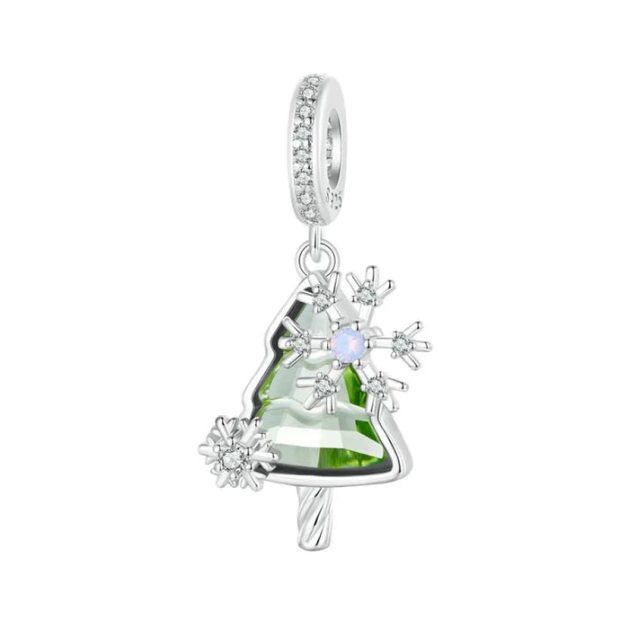 Womens 925 Sterling Silver Snowman Beads Christmas Bell Charms Bracelet Diy Accessories Christmas Gift Fine Jewellery