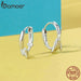 Womens Whale Hoop Earrings 925 Sterling Silver Animal