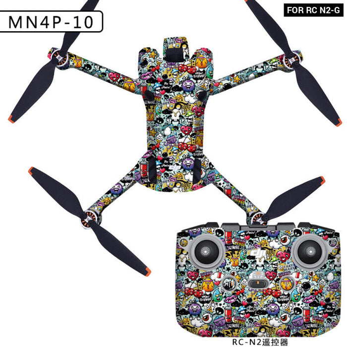 Dji Mini 4 Pro Drone Protective Film Waterproof Remote Decals For Dji Rc 2 Rc N2 Accessory