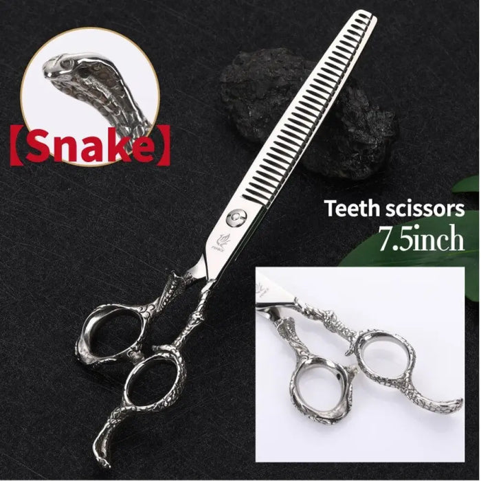 Zodiac 7.5 Inch Dog Pet Thinning Scissors Grooming Shears