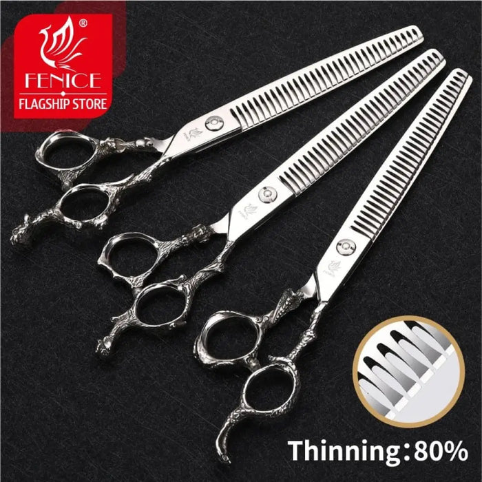 Zodiac 7.5 Inch Dog Pet Thinning Scissors Grooming Shears