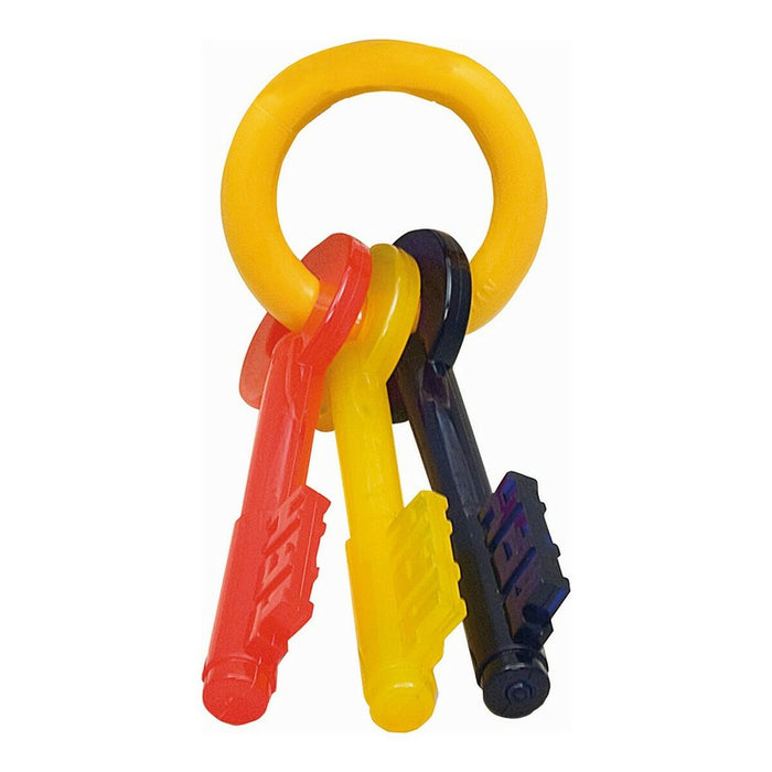 Dog Chewing Toy By Nylabone Keys Bacon Nylon Thermoplastic Xs Size Puppies