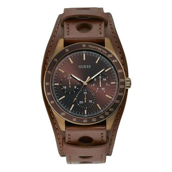 Guess W1100G3 Men's Quartz Watch Brown 44 mm