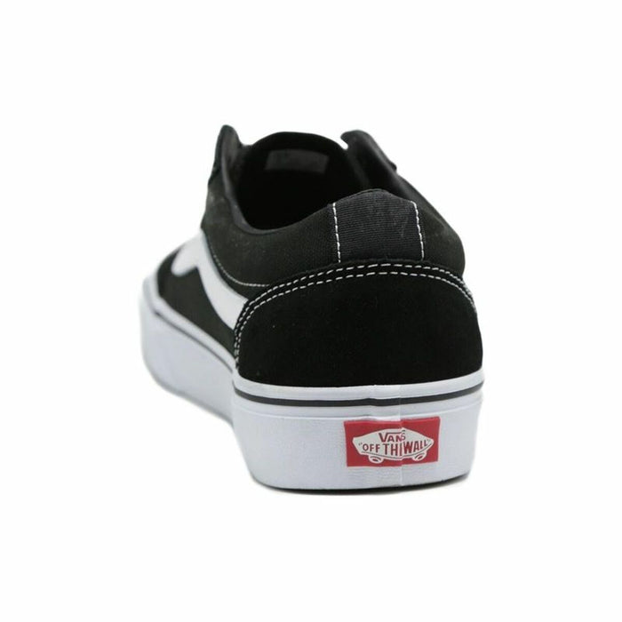 Mens Casual Trainers By Vans Ward Black