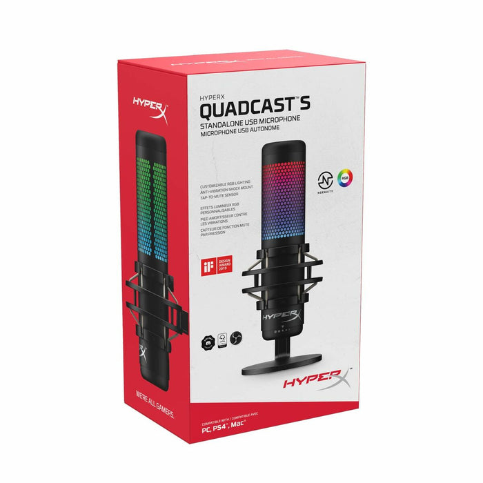 Microphone By Hyperx Quadcast s Black