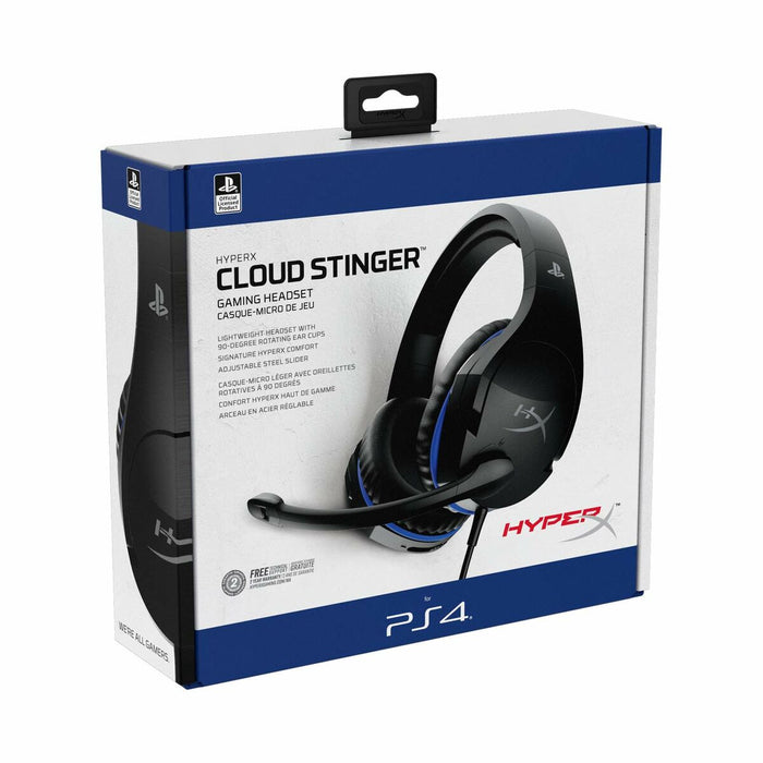 Gaming Headset With Microphone By Hyperx By Hyperx Cloud Stinger Ps5Ps4 BlackBlue Blue Black