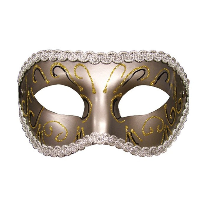 Grey Masquerade Mask By Sportsheets Ss10081 Golden