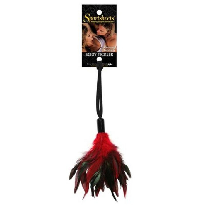 Pleasure Feather Red By Sportsheets Ss26103 Blackred