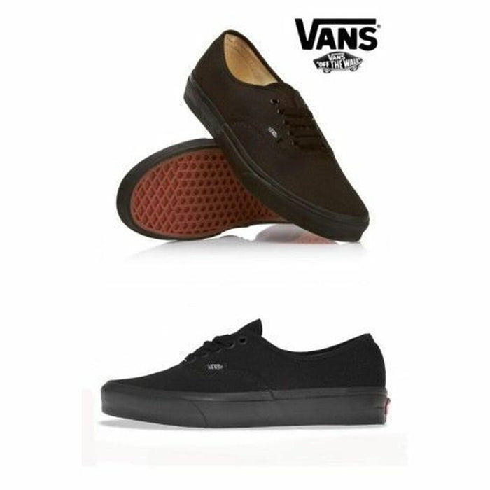 Childrens Casual Trainers By Vans Black European