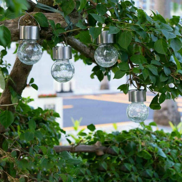 1 Pcs 12 Hanging Outdoor Solar Powered Led Ball Lights