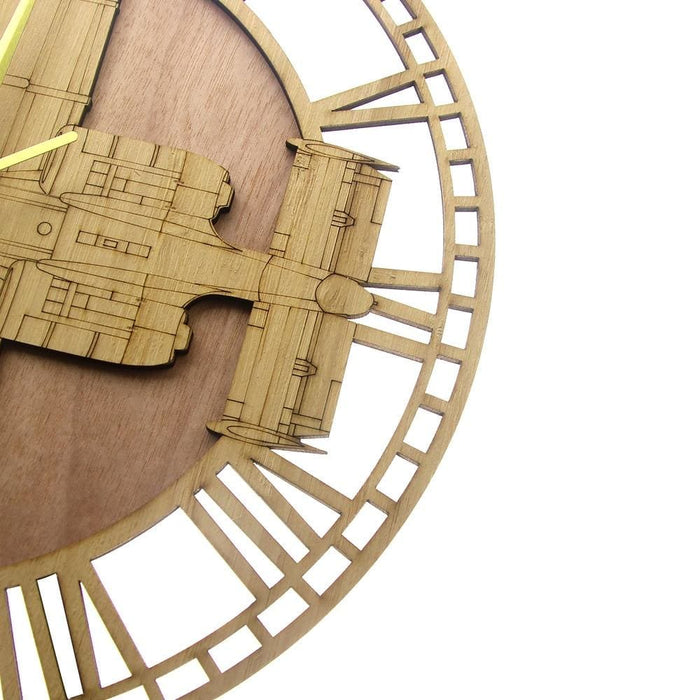 A-10 Thunderbolt Ii Warthog Wooden Wall Clock