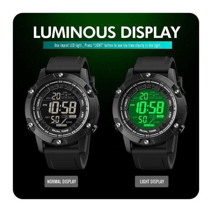 100m Waterproof Digital Army Style Wrist Watch