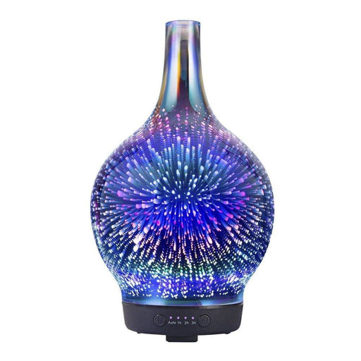 100ml 3d Essential Oil Diffuser Art Glass Vase Ultrasonic