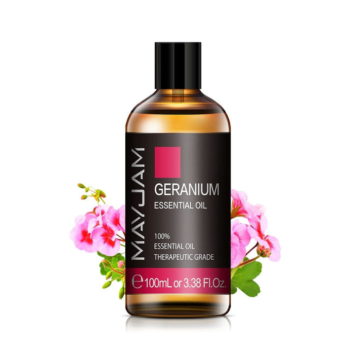 100ml Geranium Pure Natural Essential Oils For Relief