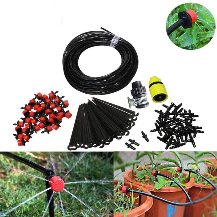 100pc 4 7mm Hose Barbed Tee Joint Drip Irrigation Kits