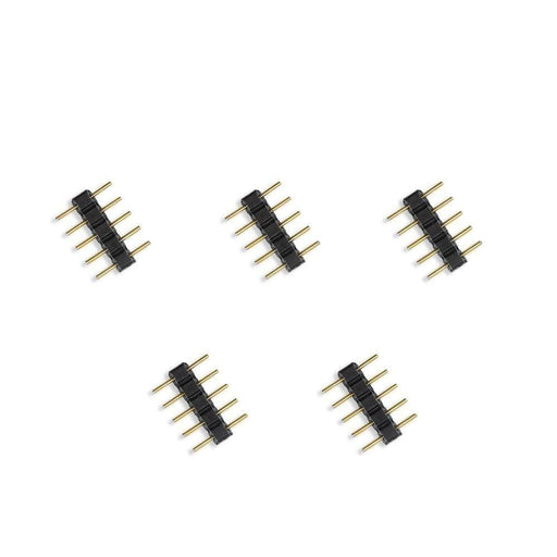 100pcs 4pin 5pin Led Connector Needle Strip Connectors For