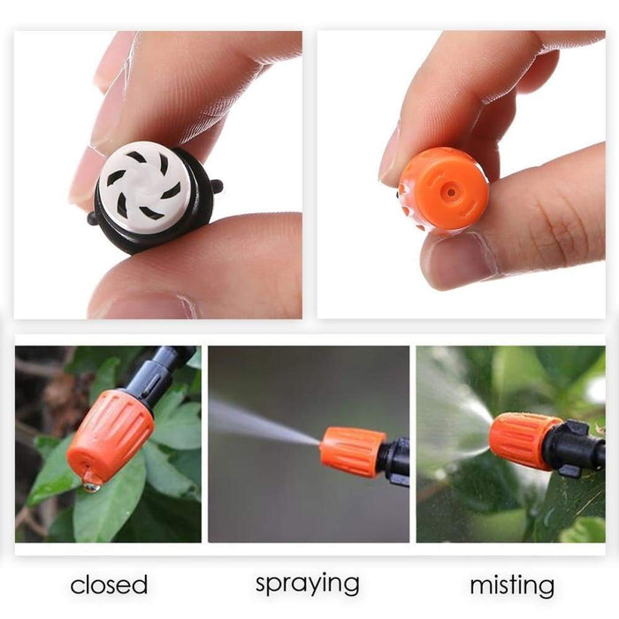 10m 25m 30m Garden 4 7mm Dripper Spray Nozzles Watering Kits