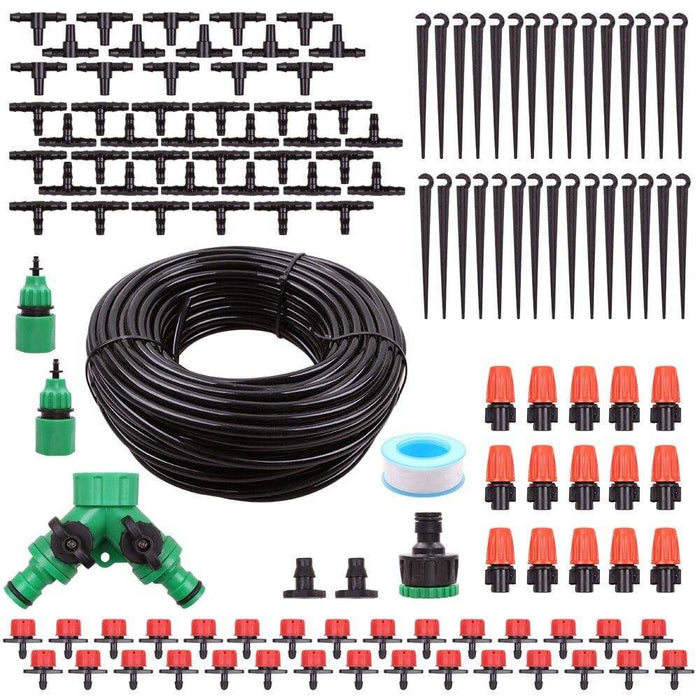 10m 25m 30m Garden 4 7mm Dripper Spray Nozzles Watering Kits