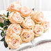 10pcs Artificial Silk Flower Fake Rose Bouquet Table Decor
