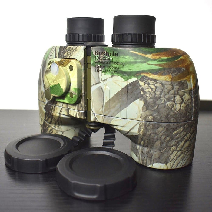 10x50 Powerful Rangefinder Compass Waterproof Binoculars