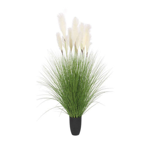 110cm Artificial Indoor Potted Reed Bulrush Grass Tree Fake