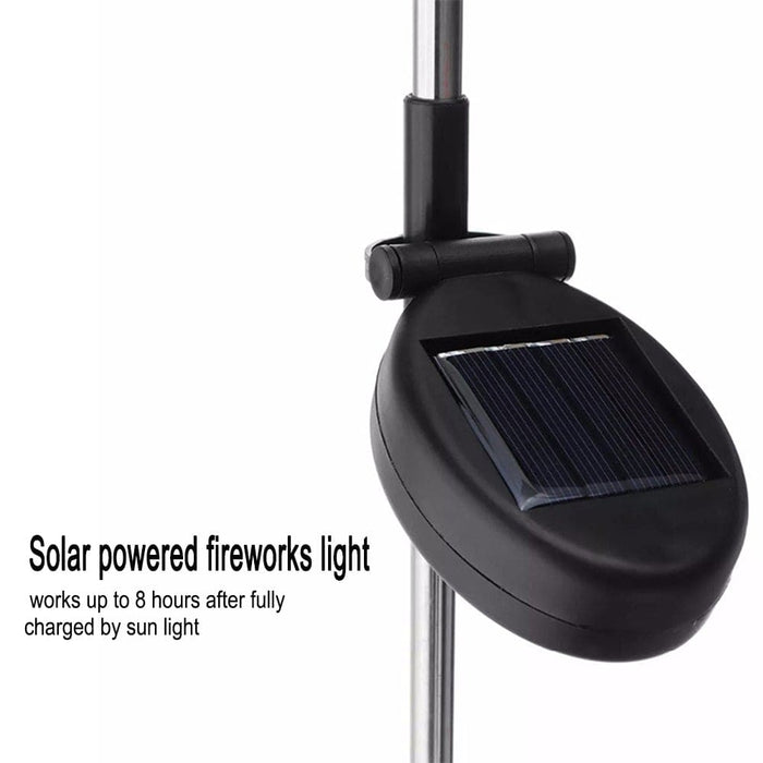 Vibe Geeks 120 Led Solar Powered Outdoor Sparkling