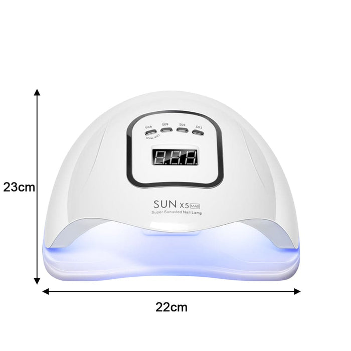 Vibe Geeks 120w Led Uv Nail Gel Dryer Curing Lamp- Usb