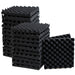 12 24pcs 30x30x5cm Acoustic Soundproof Foam Panel With Tapes