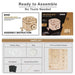 123pcs Creative Diy 3d Treasure Box Wooden Puzzle Game